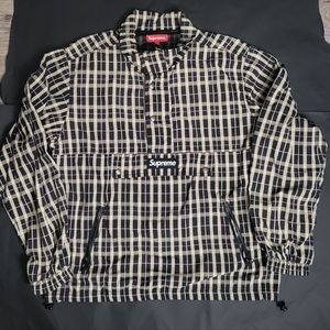 Supreme Nylon Plaid Pullover